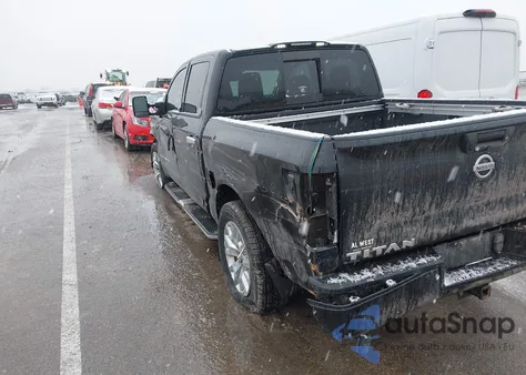 2018 Nissan Titan Sv из США, поврежденный, VIN 1N6AA1E53JN502515